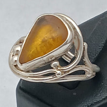 Load image into Gallery viewer, Amber Gemstone Ring
