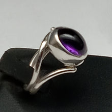 Load image into Gallery viewer, Amethyst Gemstone Sterling Silver Ring