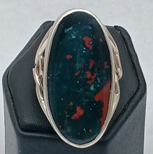 Load image into Gallery viewer, Bloodstone Jasper Silver Ring