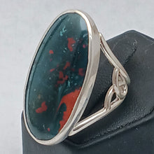 Load image into Gallery viewer, Bloodstone Jasper Silver Ring