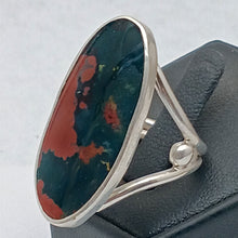 Load image into Gallery viewer, Bloodstone Jasper Silver Ring