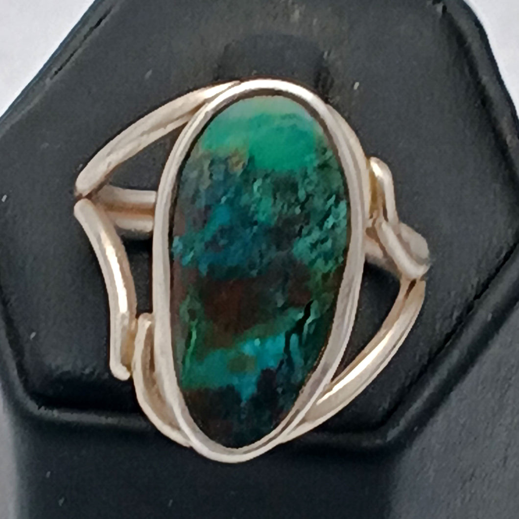 Chrysocolla Gemstone Handcrafted Ring (Copy)
