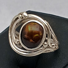 Load image into Gallery viewer, Fire Agate Gemstone Silver Ring (Copy)