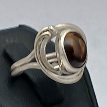 Load image into Gallery viewer, Fire Agate Gemstone Silver Ring (Copy)