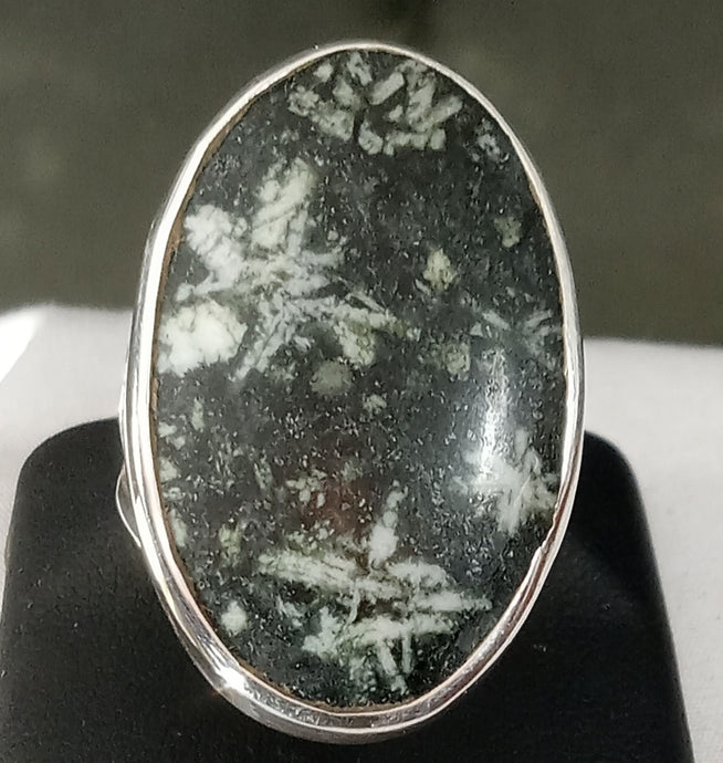 Vancouver Island Flower Rock Porphyry Ring