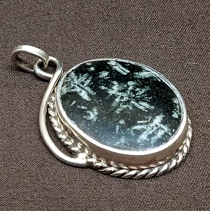Flower Rock Porphyry Pendant