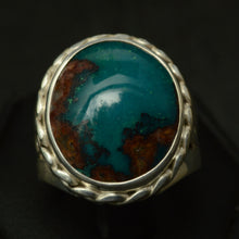 Load image into Gallery viewer, Gem Silica Copper Mineral Gemstone Handcrafted Ring