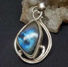 Load image into Gallery viewer, Blue Labradorite Gemstone Custom Pendant