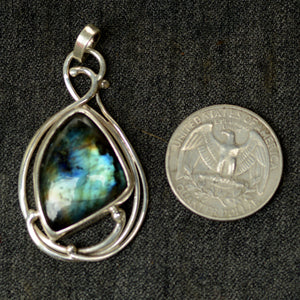 Labradorite Gemstone Custom Pendant