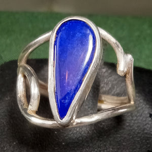 Lapis Lazuli AAA Grade Blue Gemstone Ring