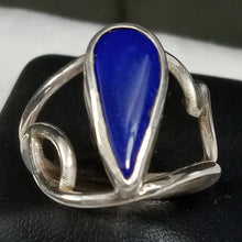 Load image into Gallery viewer, Lapis Lazuli AAA Grade Blue Gemstone Ring