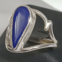 Load image into Gallery viewer, Lapis Lazuli AAA Grade Blue Gemstone Ring