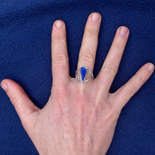 Load image into Gallery viewer, Lapis Lazuli AAA Grade Blue Gemstone Ring