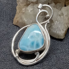 Load image into Gallery viewer, Larimar Gemstone Sterling Custom Pendant