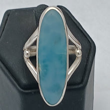 Load image into Gallery viewer, Silver Larimar Gemstone Ring