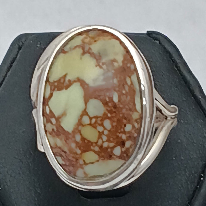 Australian Lemon Chrysoprase Sterling Silver Ring