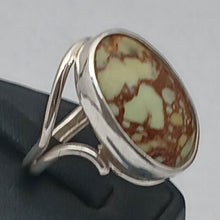 Load image into Gallery viewer, Australian Lemon Chrysoprase Sterling Silver Ring