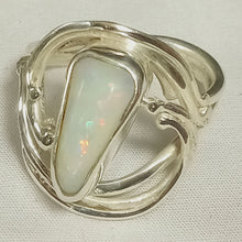 Load image into Gallery viewer, Cooper Pedy Opal Gemstone Silver Ring