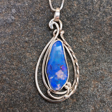 Load image into Gallery viewer, Opal Gemstone Silver Pendant