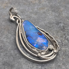 Load image into Gallery viewer, Opal Gemstone Silver Pendant