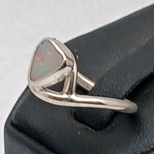 Load image into Gallery viewer, Art Nouveau Opal Triplet Ring in Sterling Silver