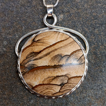Load image into Gallery viewer, Picture Jasper Sterling Silver Pendant