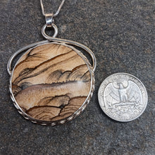 Load image into Gallery viewer, Picture Jasper Sterling Silver Pendant