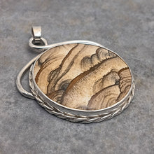 Load image into Gallery viewer, Picture Jasper Sterling Silver Pendant