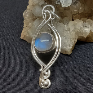 Rainbow Moonstone Gemstone Pendant