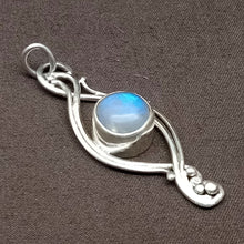 Load image into Gallery viewer, Rainbow Moonstone Gemstone Pendant