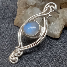 Load image into Gallery viewer, Rainbow Moonstone Gemstone Pendant