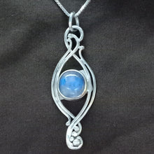 Load image into Gallery viewer, Rainbow Moonstone Gemstone Pendant