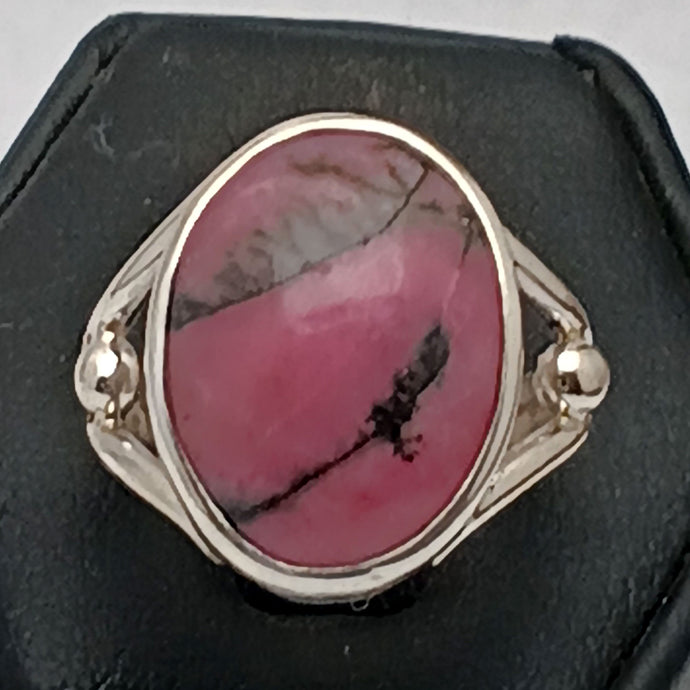 Rhodonite Gemstone Ring