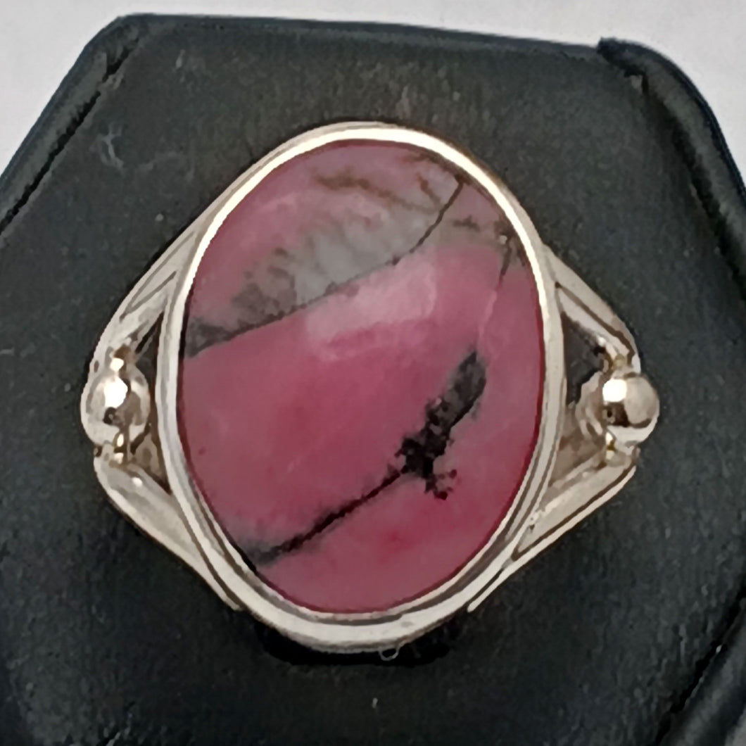Rhodonite Gemstone Ring