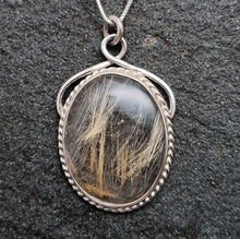 Load image into Gallery viewer, Rutilated Quartz Gemstone Pendant