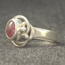 Load image into Gallery viewer, Deep Pink Tourmaline Gemstone Custom Ring