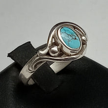 Load image into Gallery viewer, Persian Turquoise Gemstone Ring