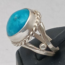 Load image into Gallery viewer, Turquoise Natural Gemstone Ring