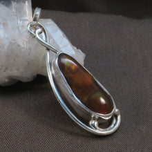 Load image into Gallery viewer, Red Fire Agate Medium Size Gemstone Pendant