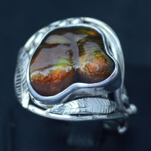 Load image into Gallery viewer, Stunning Fire Agate Gemstone Silver Ring