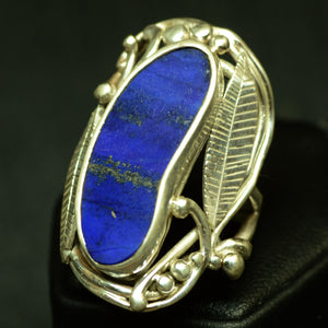 Lapis Lazuli AAA Grade Blue Gemstone Ring