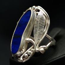Load image into Gallery viewer, Lapis Lazuli AAA Grade Blue Gemstone Ring