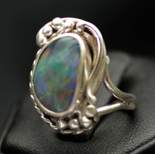 Load image into Gallery viewer, Stunning Opal Gemstone Silver Ring