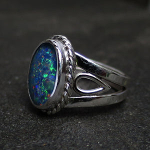 Opal Triplet Gemstone Ring