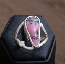 Load image into Gallery viewer, Rhodonite Gemstone Sterling Silver Ring