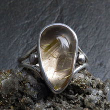 Load image into Gallery viewer, Rutilated Quartz Gemstone Ring