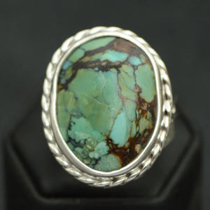 Tibetan Turquoise Natural Gemstone Ring