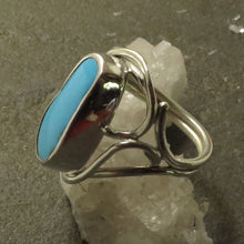 Load image into Gallery viewer, Kingman Mine Turquoise Natural Gemstone Ring