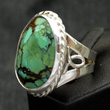 Load image into Gallery viewer, Tibetan Turquoise Natural Gemstone Ring